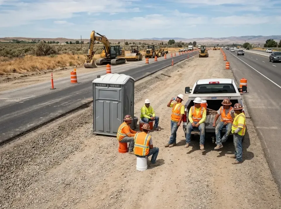 highway-road-construction-crew-007 — frequently asked questions, Porta Potty and Restroom Rentals in East Lake-Orient Park,…